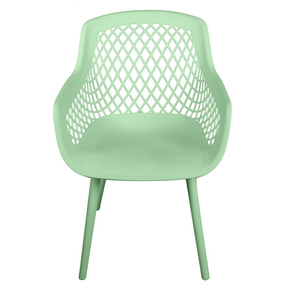 เก้าอี้พลาสติก SPRING LINNE สีเขียว