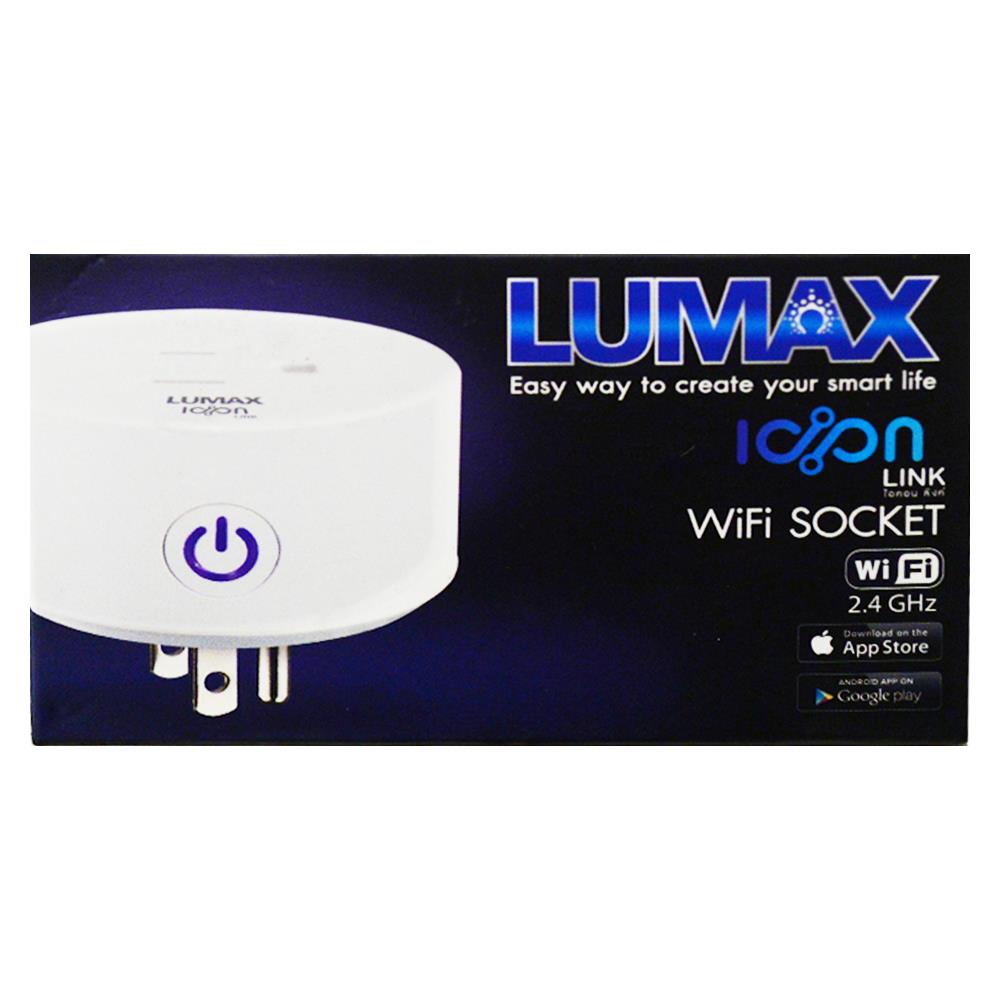 ปลั๊กไฟ SMART WIFI SOCKET LUMAX 54-L0003