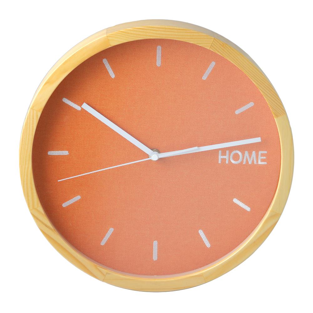 นาฬิกาแขวน HOME LIVING STYLE SHINY 11.5 นิ้ว สีส้ม