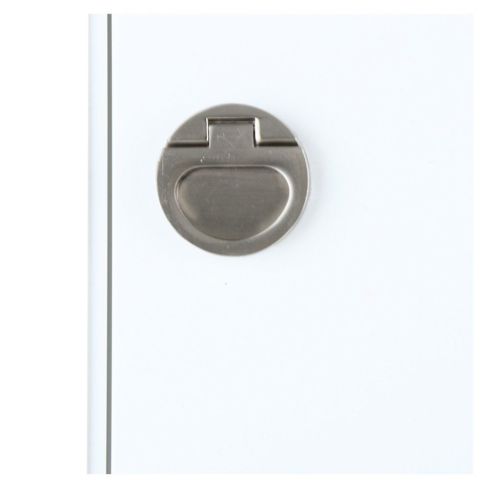 ประตู PVC บานช่องชาร์ป MODERNWOOD 49.5x94.5 ซม. สีขาว