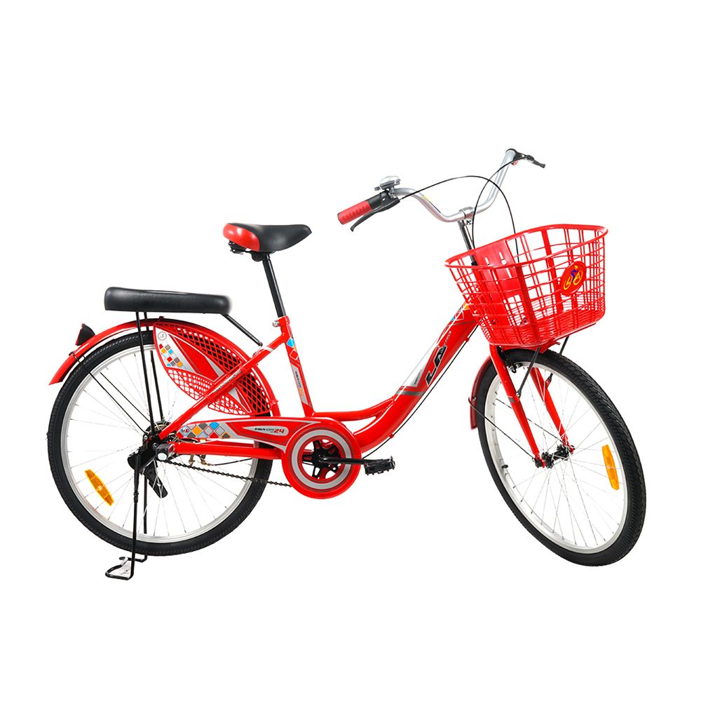 จักรยานแม่บ้าน LA DAWN 1.0 24 นิ้ว สีแดง