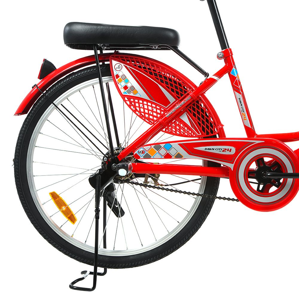 จักรยานแม่บ้าน LA DAWN 1.0 24 นิ้ว สีแดง