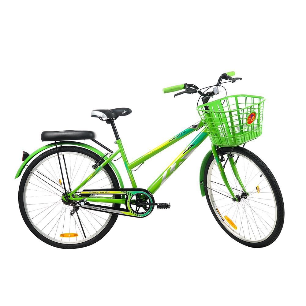 จักรยานแม่บ้าน LA SUPER SPORT 24 นิ้ว สีเขียว