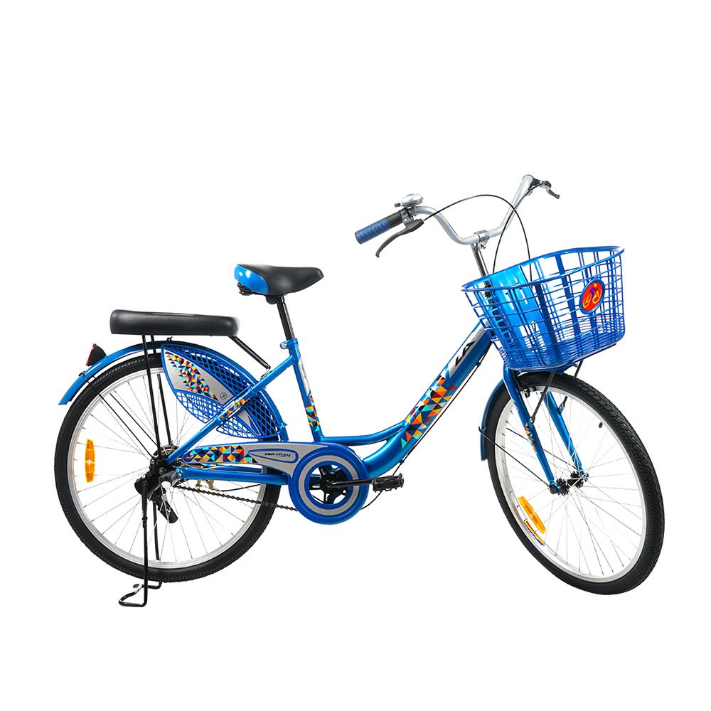จักรยานแม่บ้าน LA DAWN 1.0 24 นิ้ว สีน้ำเงิน