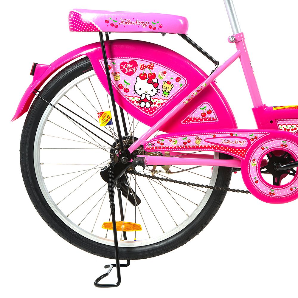 จักรยานแม่บ้าน LA HELLO KITTY 24 นิ้ว สีชมพู