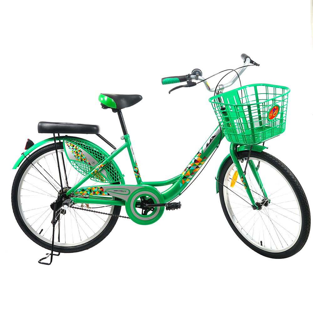 จักรยานแม่บ้าน LA DAWN 1.0 24 นิ้ว สีเขียว
