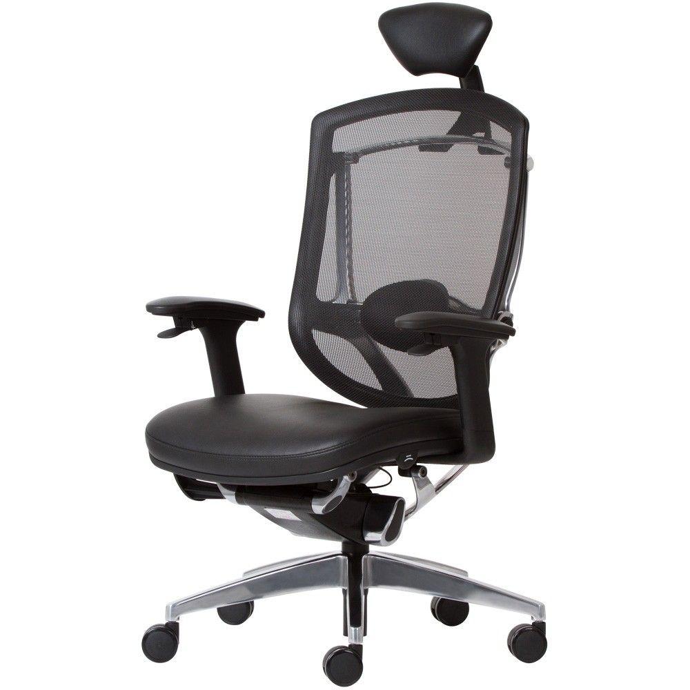 เก้าอี้สำนักงาน MODERNFORM GT07(HEADREST) สีดำ