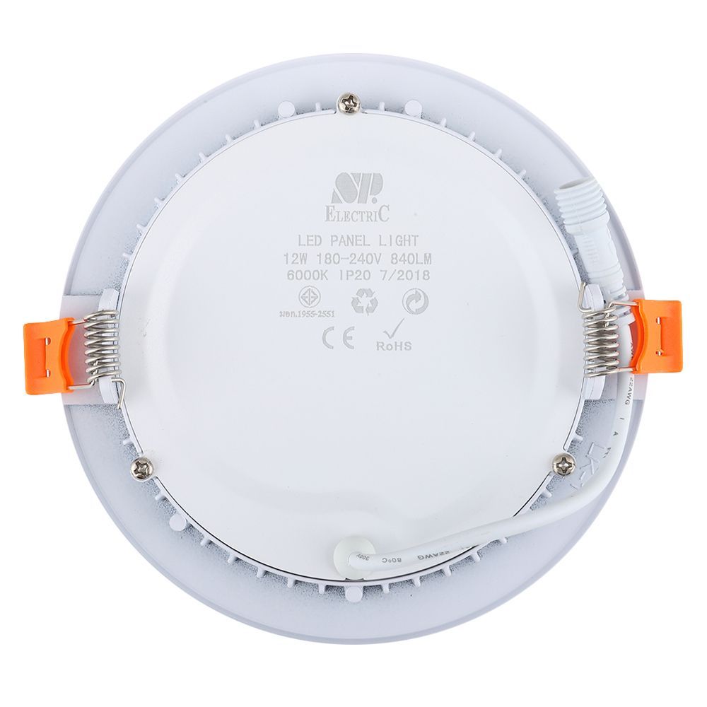 ดาวน์ไลท์ LED 106MM-WH/12W-DL SP อลูมิเนียม สีขาว 6 นิ้ว กลม