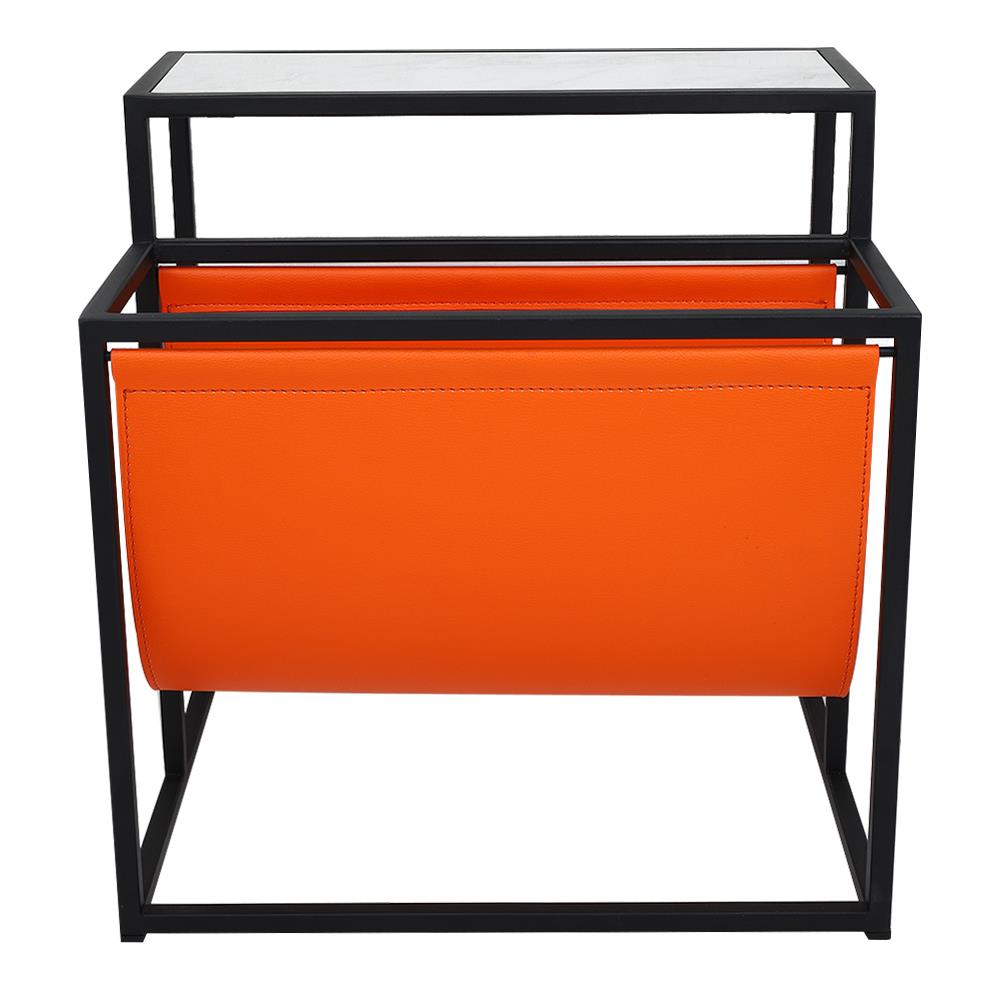 โต๊ะข้าง FURDINI FLOW M181091 สีส้ม/ดำ