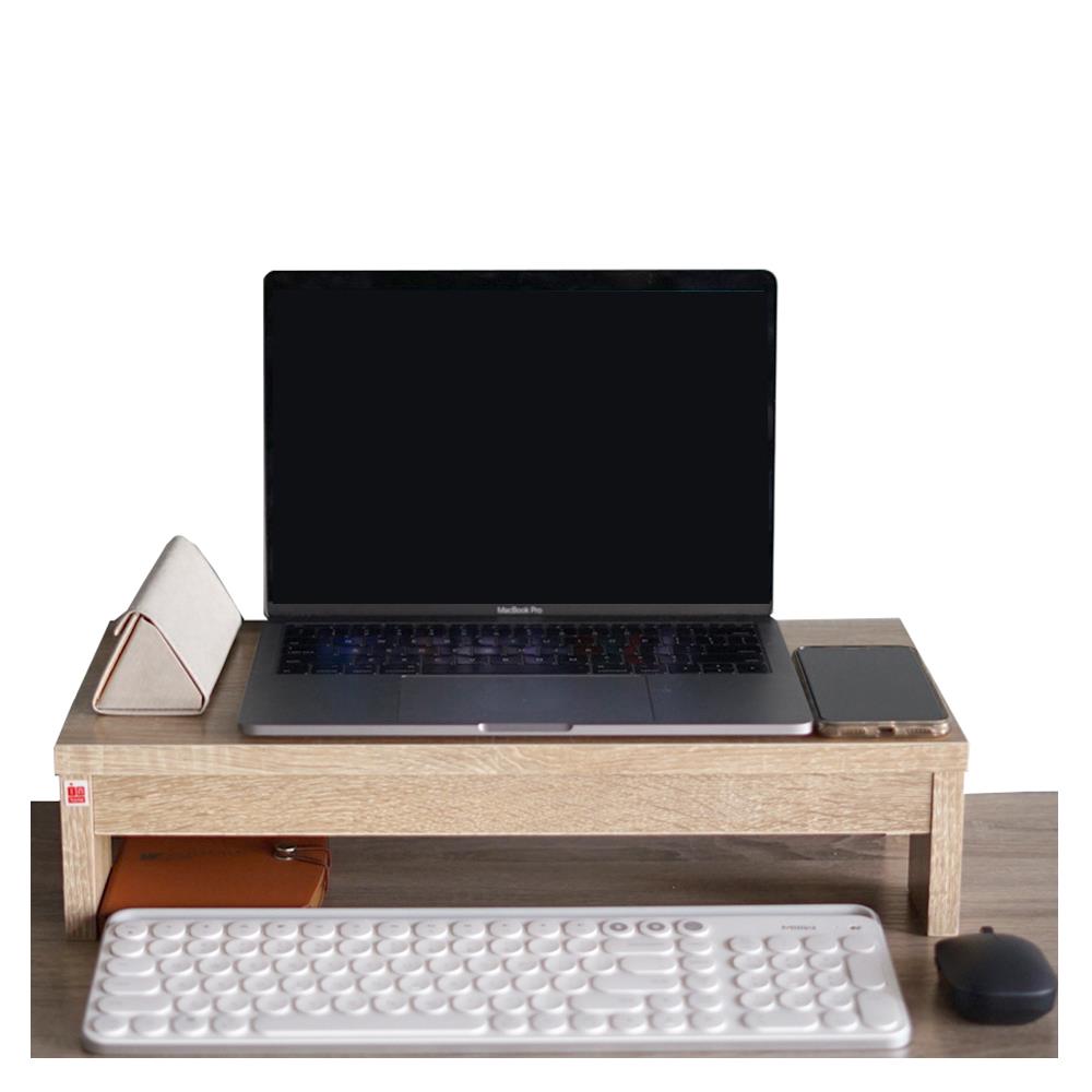 โต๊ะวางแล็ปท็อป INHOME MS4820 สีโซลิดโอ๊ค