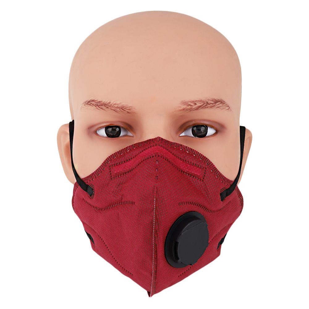 หน้ากากอนามัยป้องกัน PM 2.5 มีวาล์ว 2 ชิ้น/ชุด