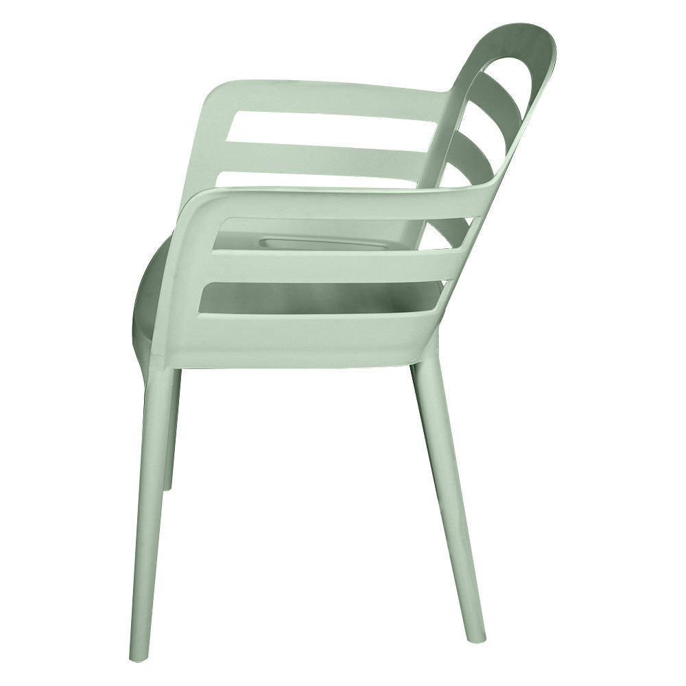 เก้าอี้พลาสติก ME LIVING PP COTTON สีเขียว