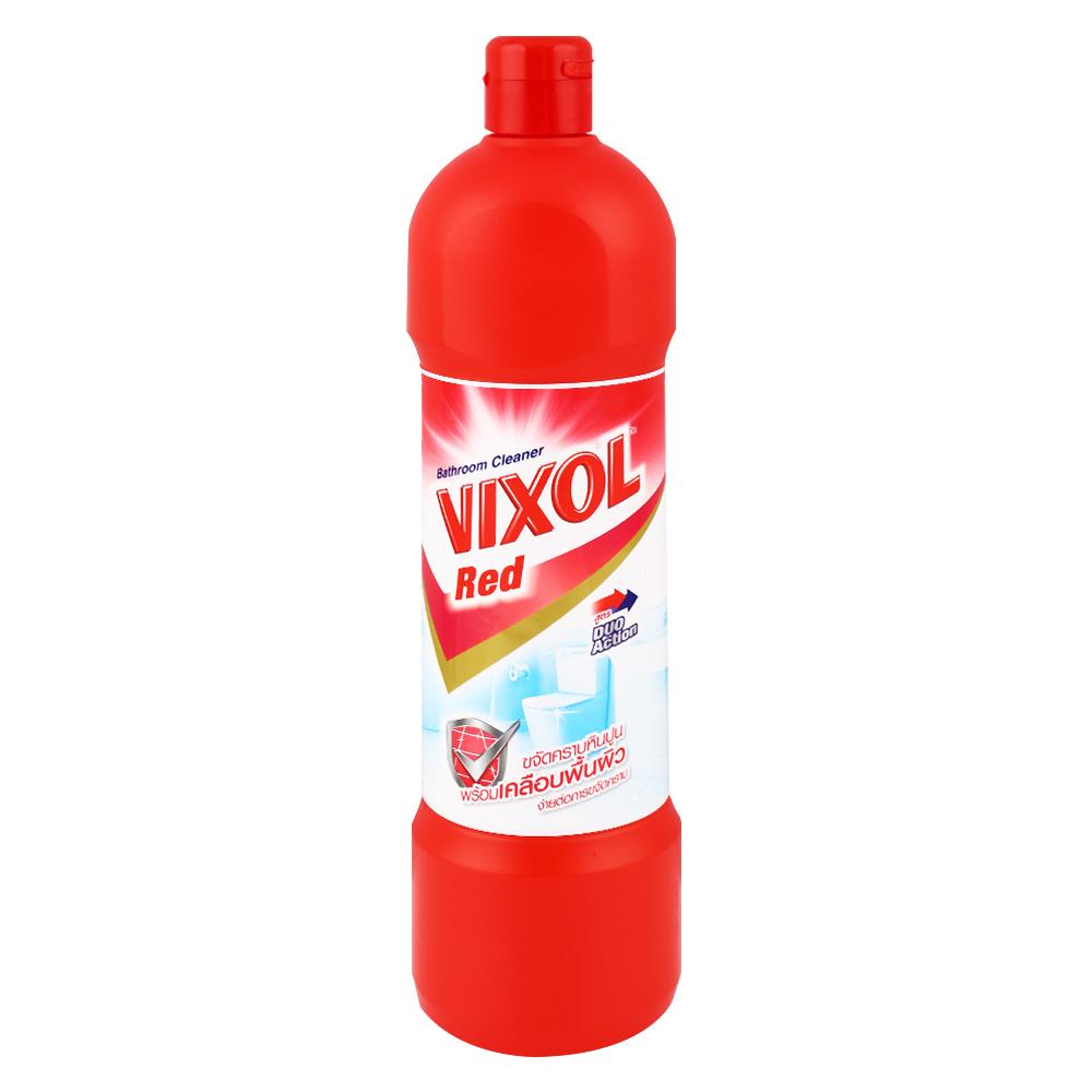 น้ำยาทำความสะอาดห้องน้ำ วิกซอล สีแดง 900 มล. แพ็ค 3
