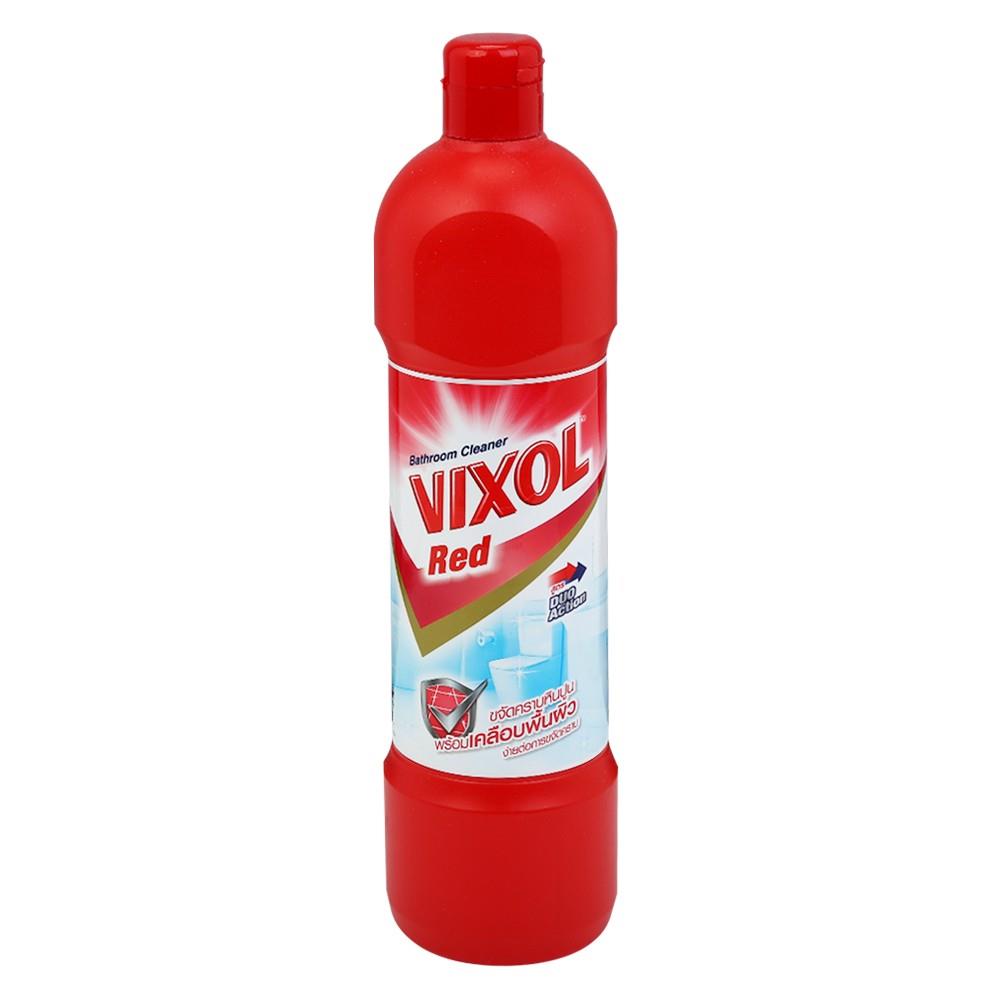 น้ำยาทำความสะอาดห้องน้ำ วิกซอล สีแดง 900 มล.
