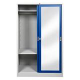 ตู้เสื้อผ้าบานกระจกเงา LUCKY WORLD WSM-119C-RG สีน้ำเงิน