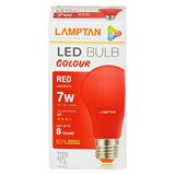 หลอด LED BLUE COLOR LAMPTAN 7W สีแดง