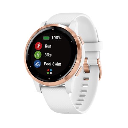 นาฬิกาอัจฉริยะ GARMIN VIVOACTIVE 4S ROSE GOLD/WHITE BAND_0