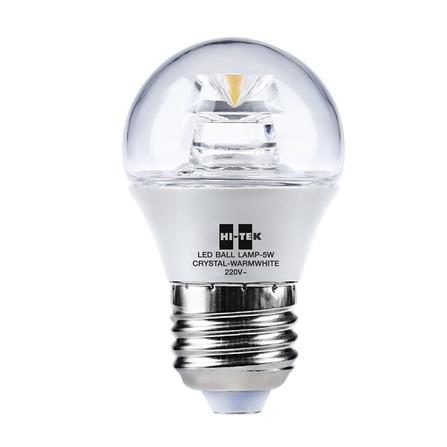 หลอด LED HI-TEK G45 CRYSTAL BALL E27 5 วัตต์ WARMWHITE_0