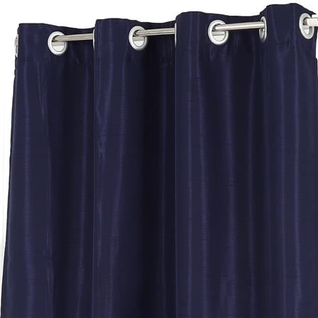 ผ้าม่าน EYELET HOME LIVING STYLE SILKY UV 140X220 ซม. สีน้ำเงิน_1