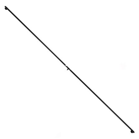 ADJUSTABLE TENSION ROD HOME LIVING STYLE WRAP ROD 220-366CM BLACK_1