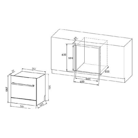 เครื่องล้างจานฝัง FRANKE FDW608A+ XS_2