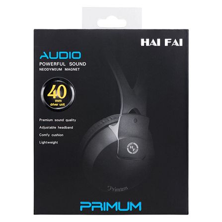 ชุดหูฟัง HAIFAI AC-5500 สีดำ_4