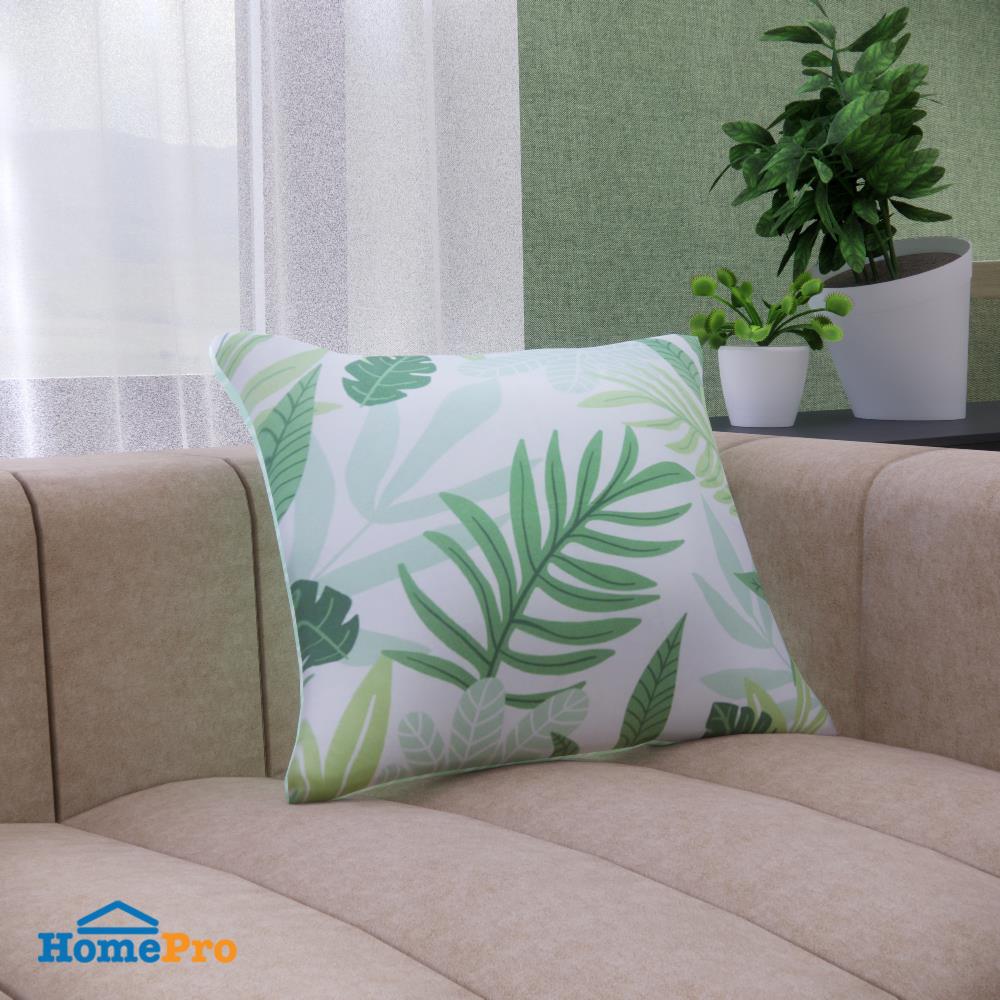 CUSHION HOME LIVING STYLE JAYDEN 18X18 INCH GREEN