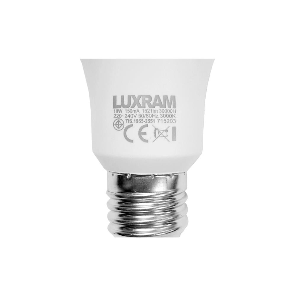 หลอด LED LUXRAM DURAMAX 18 วัตต์ E27 WARMWHITE