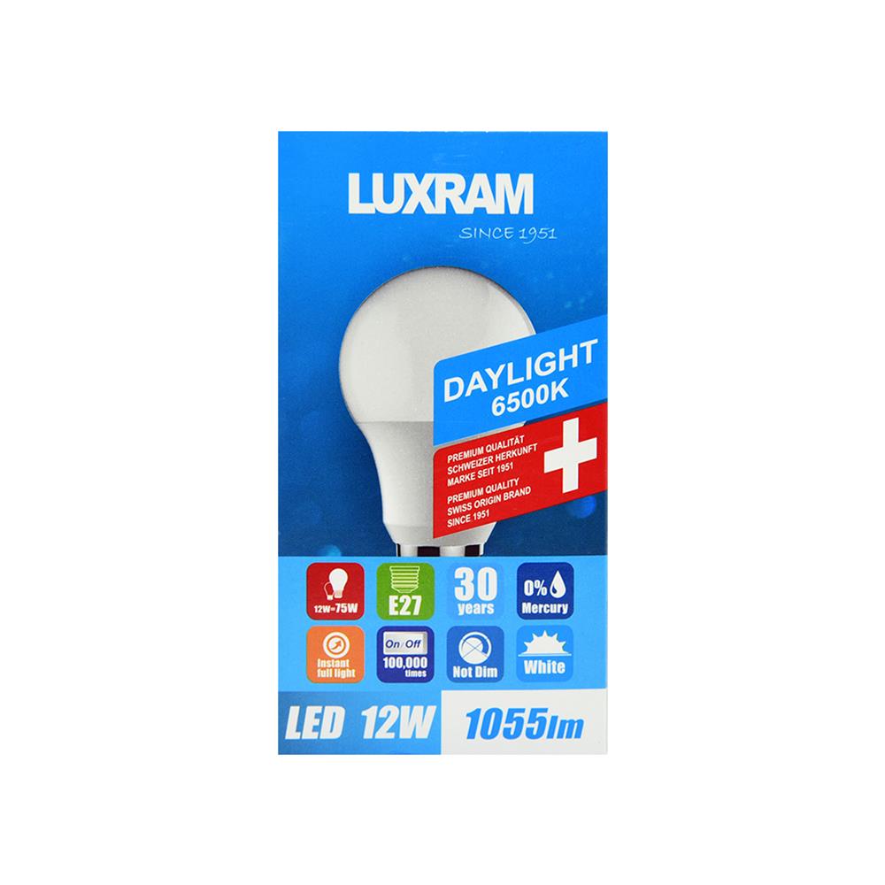 หลอด LED LUXRAM DURAMAX 12 วัตต์ E27 DAYLIGHT