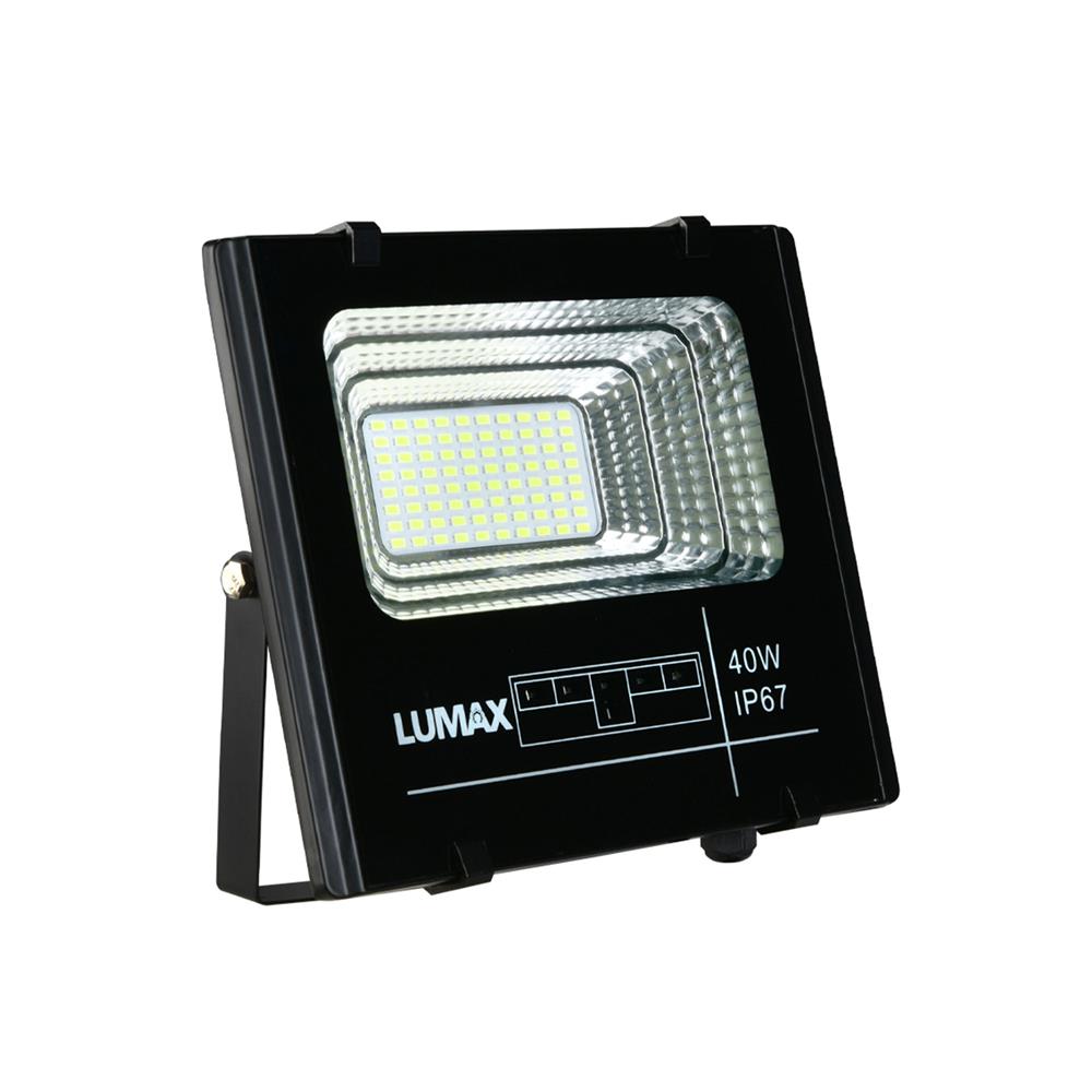 สปอตไลท์ SOLAR LUMAX 58-L0003 40 วัตต์ เดย์ไลท์ สีดำ