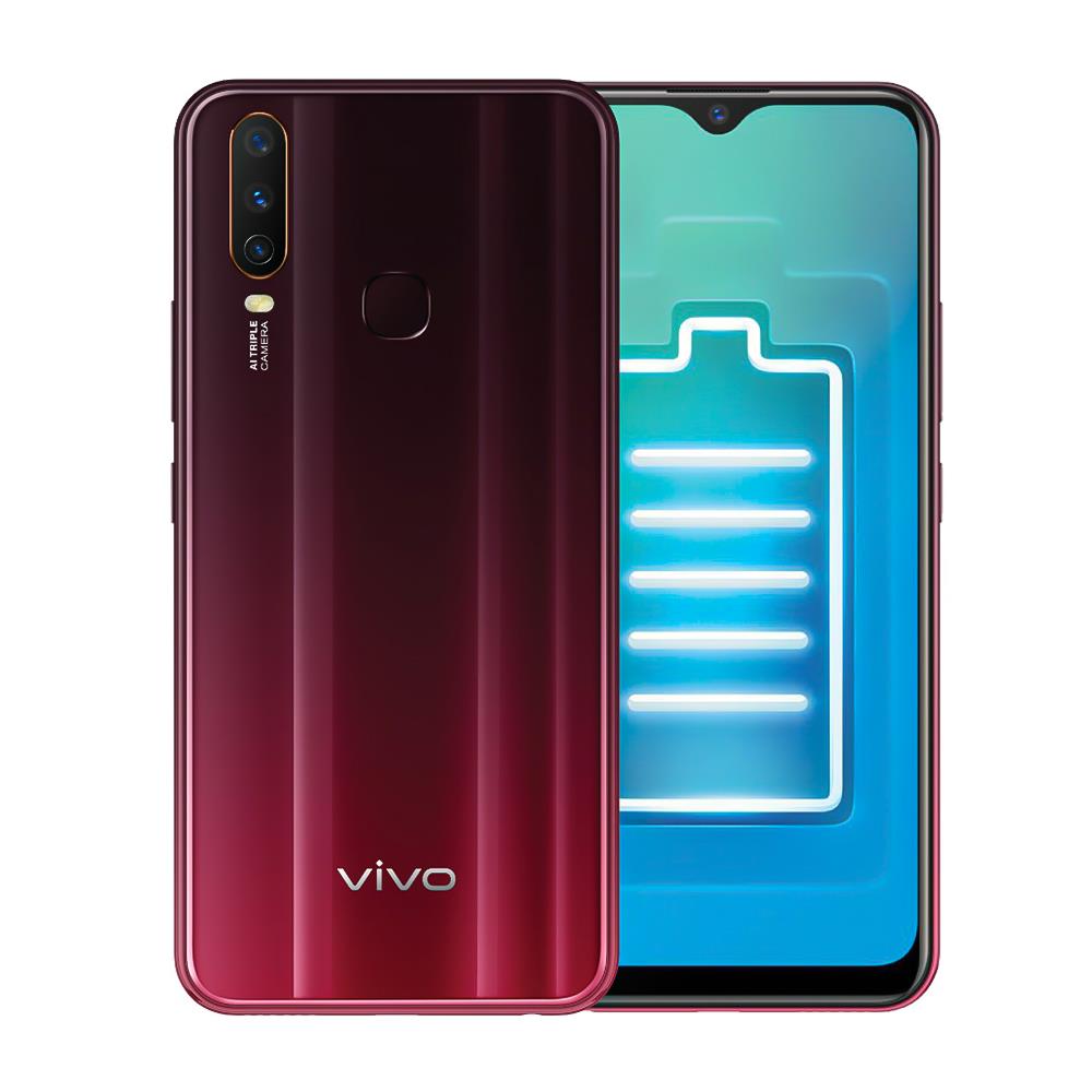 โทรศัพท์มือถือ VIVO Y15 2020 (4/64GB) สี BURGUNDY RED