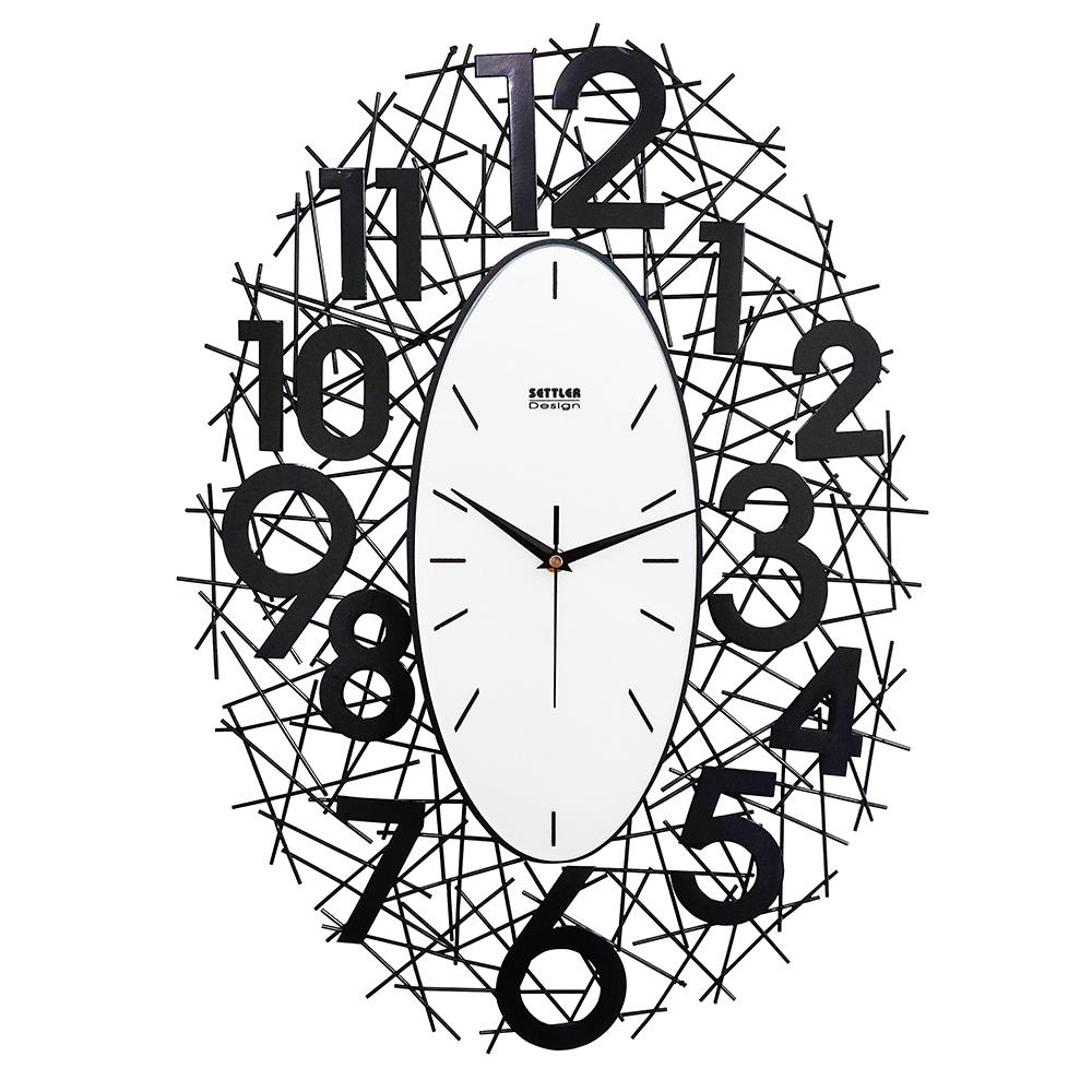 นาฬิกาแขวน HOMEHEAVEN MODERN HH3243 16x25 นิ้ว สีดำ