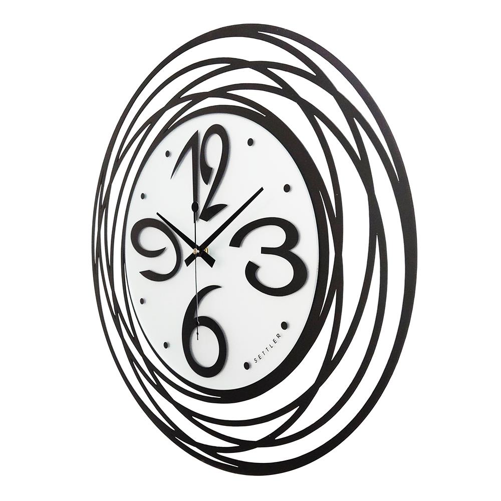 นาฬิกาแขวน HOMEHEAVEN MODERN HH3343 19x19 นิ้ว สีดำ