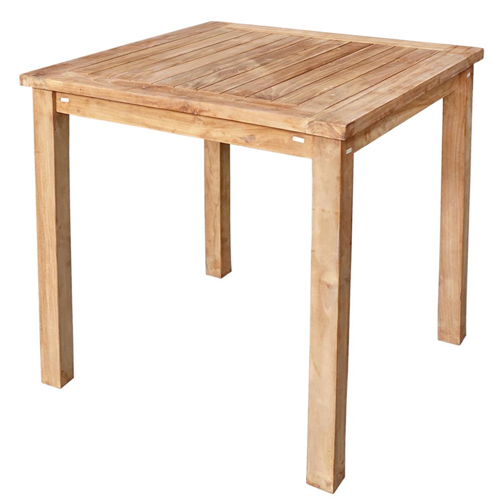 Eโต๊ะไม้สักทรงสี่หลี่ยม SURE 70x70 ซม.