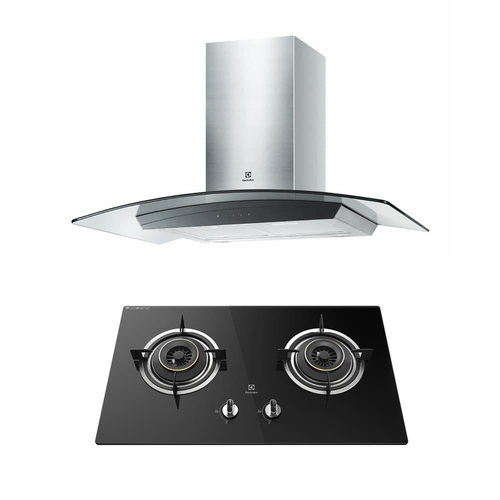 เตาฝัง+เครื่องดูดควัน ELECTROLUX EHG723BA+EFC936GAR