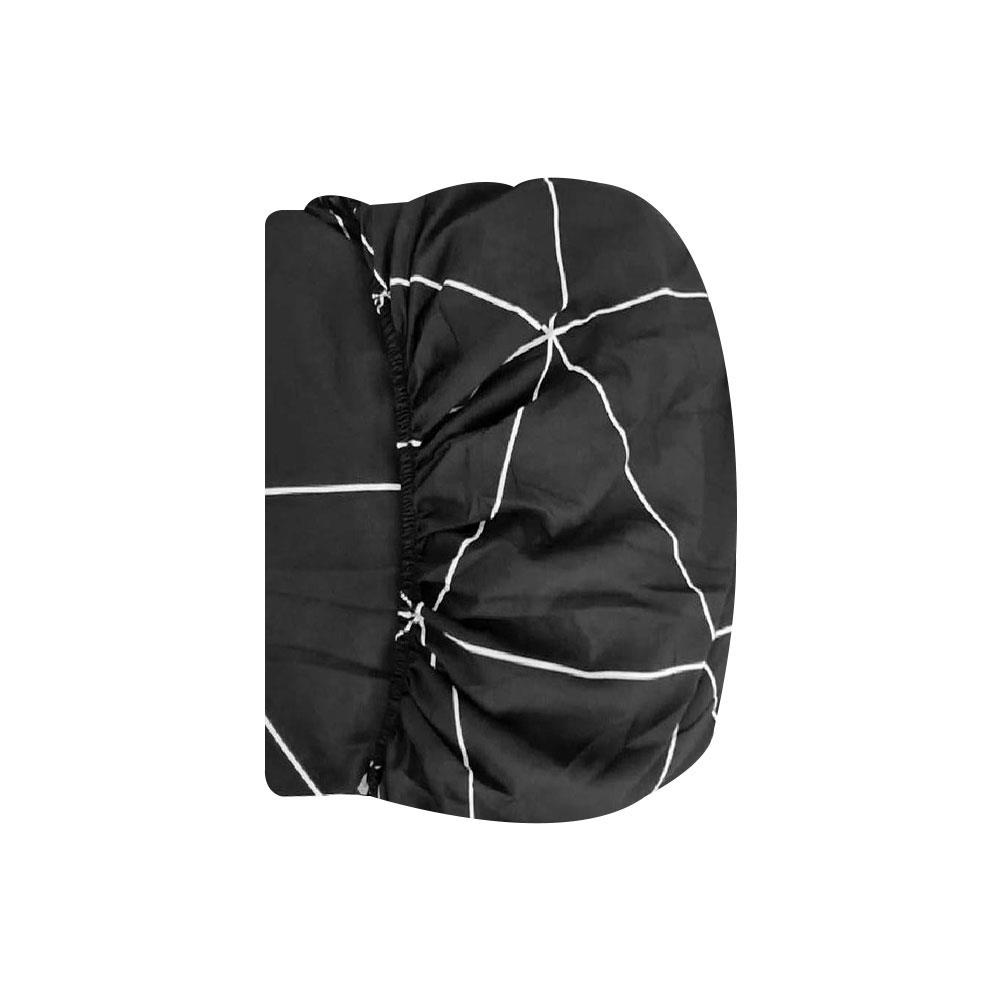ชุดผ้าปูที่นอน 6 ฟุต 6 ชิ้น LOTUS BLACK&WHITE LI-BW 01B สีดำ