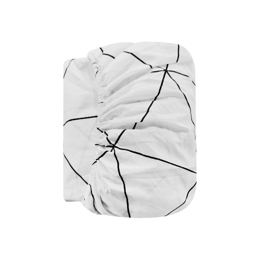 ชุดผ้าปูที่นอน 5 ฟุต 5 ชิ้น LOTUS BLACK & WHITE LI-BW 01W สีขาว