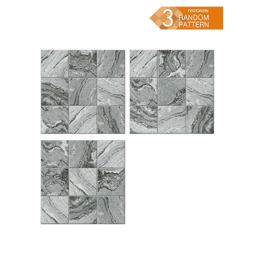 กระเบื้องพื้น 16x16 นิ้ว COTTO ไซโคลน เทาอ่อน PM (HYG) 0.96M2