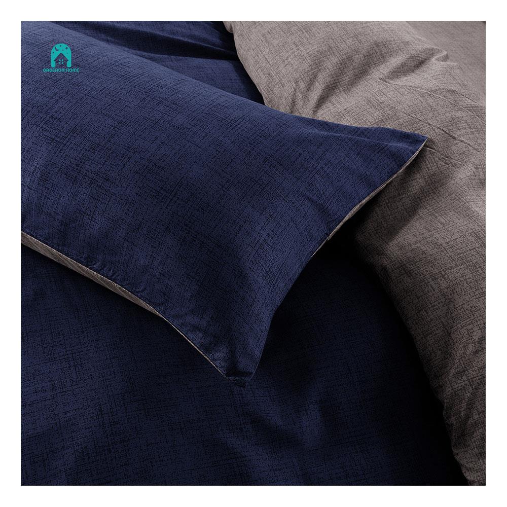 ชุดผ้าปูที่นอน 3.5 ฟุต 4 ชิ้น GADEAUX HOME SOLID สี MIDNIGHT BLUE