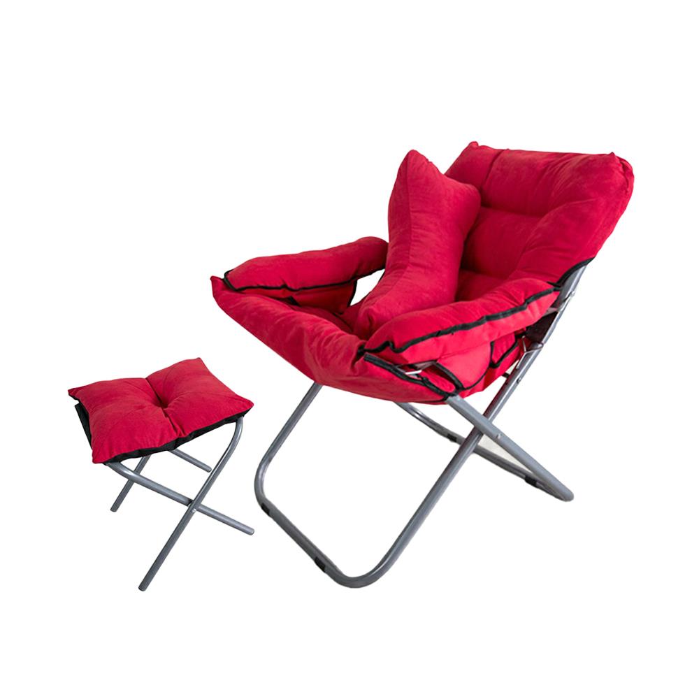 เก้าอี้พักผ่อน LEISQUARE LS001-R สีแดง