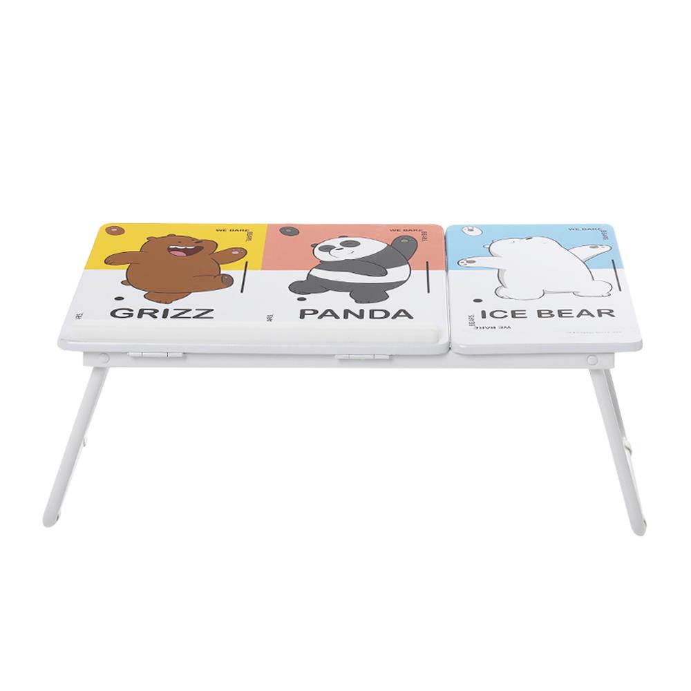 โต๊ะวางแล็ปท็อป FURDINI WE BARE BEARS สีขาว