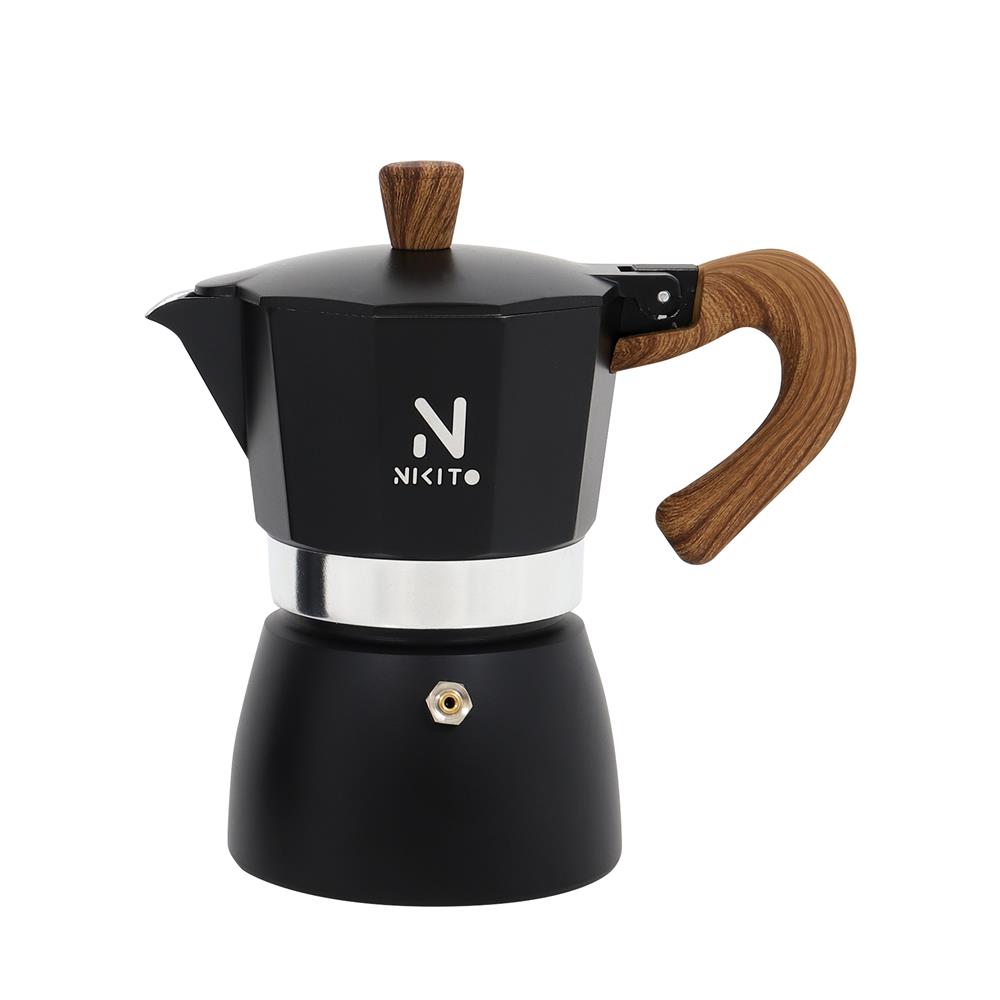 หม้อต้มกาแฟ NIKITO 3 CUPS สีดำ