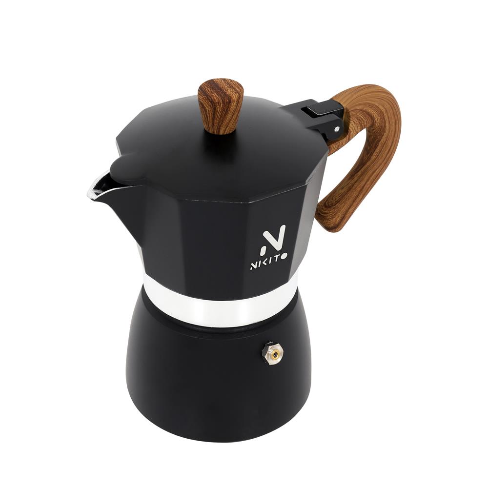 หม้อต้มกาแฟ NIKITO 3 CUPS สีดำ