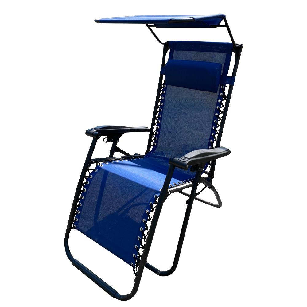 เก้าอี้พักผ่อน DAIKI 64x162x110 CM น้ำเงิน