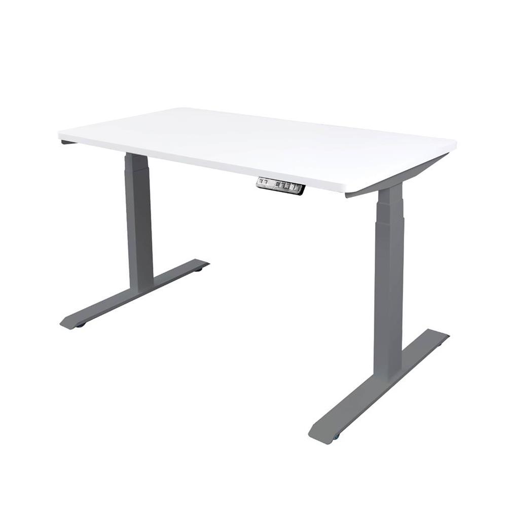 D.I.Y. โต๊ะทำงานปรับระดับ BEWELL ERGO 140X75 ซม. สีขาว/เทา