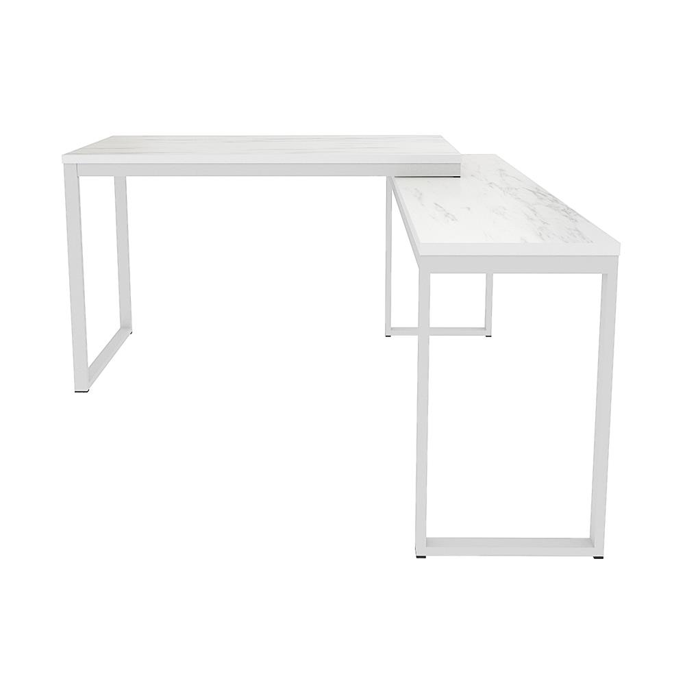 โต๊ะทำงานไม้ SURE HBD-1215 ลายหินอ่อนขาว