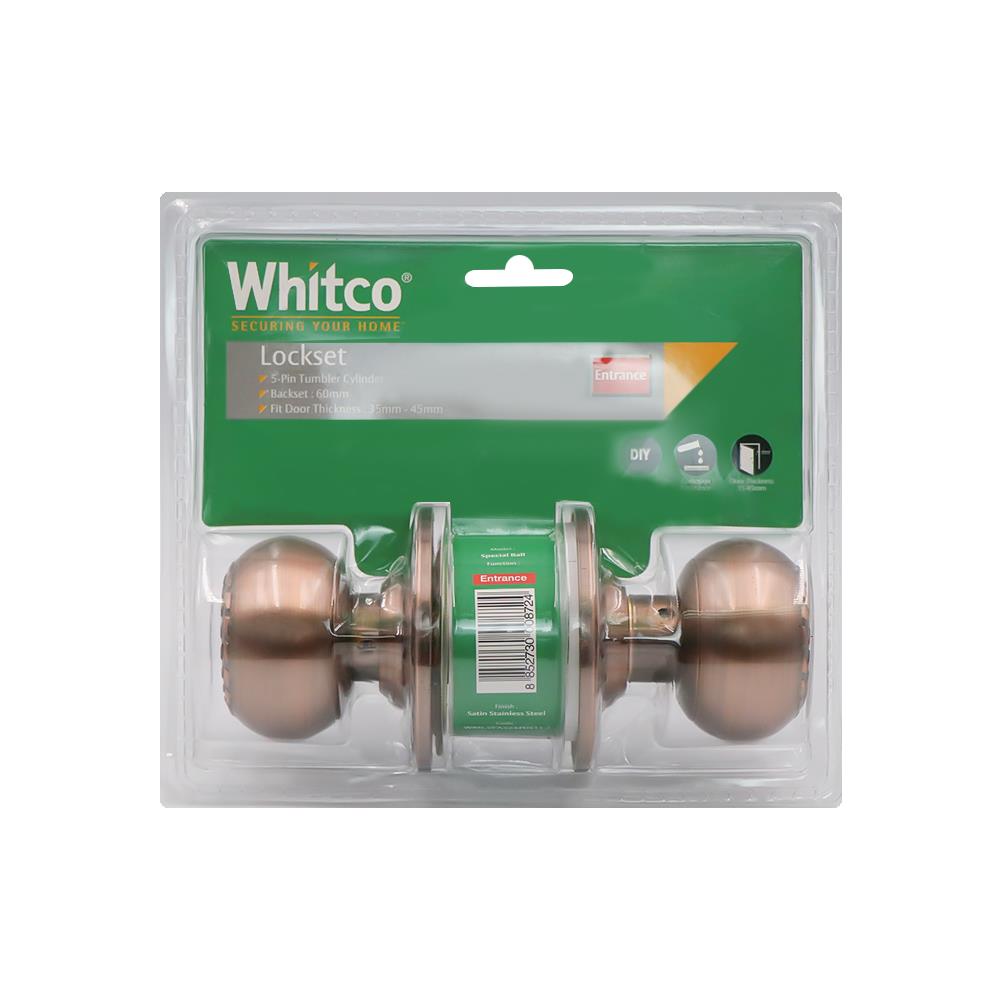 ลูกบิดทั่วไป หัวจัน WHITCO WKN-VCA5247US11.2 สีทองแดงรมดำ