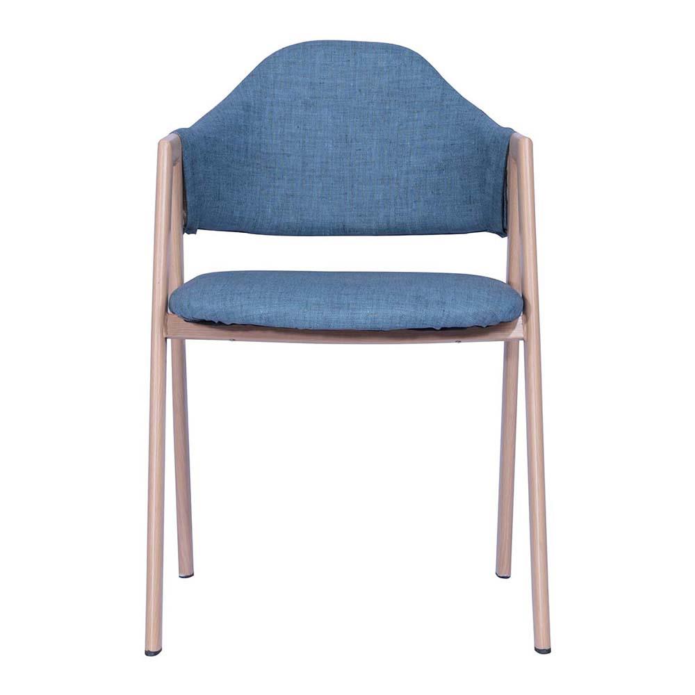 เก้าอี้ห้องอาหาร AS FURNITRE ACCO สีน้ำเงิน