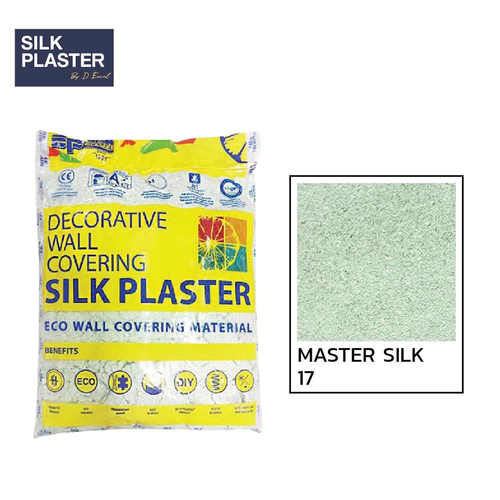 สีเท็กซ์เจอร์ SILK PLASTER มาสเตอร์ ซิลค์ 17 สีเขียว