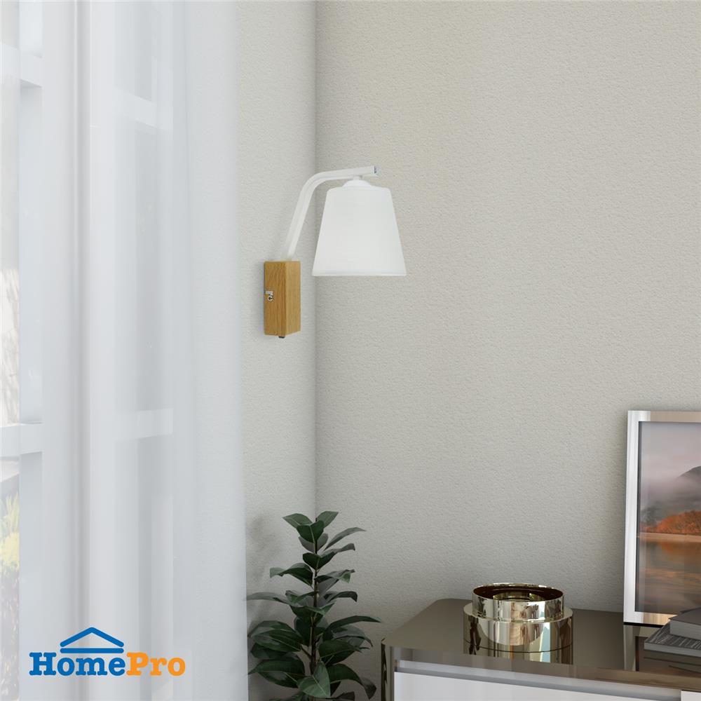 ไฟกิ่งใน CARINI VW0370-1 1 หัว สีขาว/ลายไม้